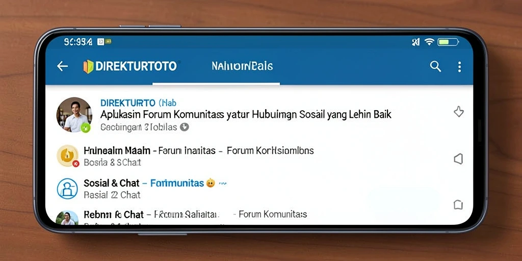 Tampilan antarmuka aplikasi DIREKTURTOTO yang user-friendly dan interaktif.