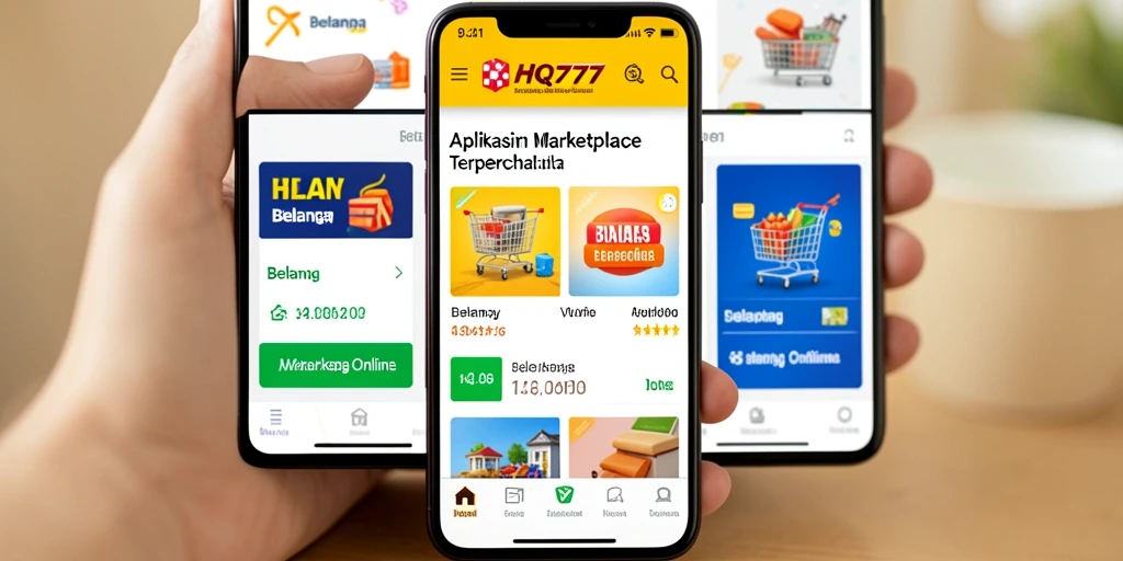 Tampilan antarmuka aplikasi HQ777 yang menarik dan fungsional.